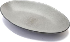 הכל כלול פלטה אובלית אבן WARE MADRIO בטון 25×14.5 ס״מ