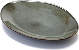 הכל כלול פלטה אובלית אבן WARE MADRIO ירוק 33×23 ס״מ
