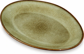 הכל כלול פלטה אובלית אבן WARE ירוק 33×23×3.5 ס״מ