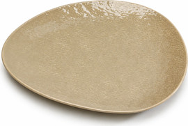 הכל כלול צלחת מנה ראשונה BON CHINA SLMPEL מוקה 23×20×2.5 ס״מ