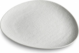 הכל כלול צלחת עיקרית SimpelWhite פורצלן NewBornChina 29×25×2.5 ס״מ