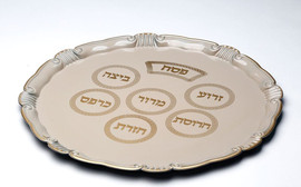 הכל כלול קערת ליל הסדר ענתיק עשוי מלמין 33 ס״מ