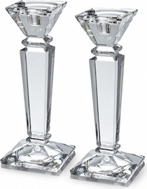 crystal bohemia זוג פמוטים EMPERY קריסטל בוהמיה 30 ס״מ