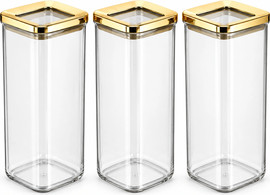 הכל כלול סט 3 קופסאות אחסון זהב – 1700ml