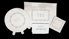 הכל כלול סט 4 חלקים לפסח מדמוי עור – דגם 5