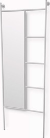 הכל כלול מראת גוף עם סולם ממתכת ופרזול, 65×8.5×185 ס״מ – לבן