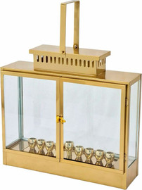 הכל כלול בית חנוכיה חנוכיה ראש מתהפך דגם STANLEY STEELE OSLO - 46×13.5×70 ס״מ