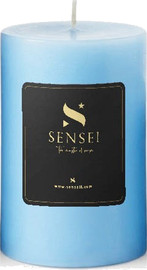 SENSEI נר יצוק תכלת, בניחוח אושן, גובה 10 ס"מ