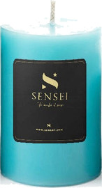 SENSEI נר יצוק טורקיז, בניחוח אושן, גובה 10 ס"מ