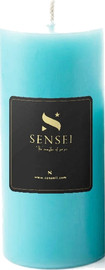 SENSEI נר יצוק טורקיז, בניחוח אושן, גובה 15 ס"מ