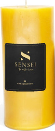 SENSEI נר יצוק חרדל, בניחוח ברגמוט, גובה 15 ס"מ