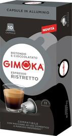 Gimoka GIMOKA RISTRETTO  X 10/קפסולות קפה גימוקה אלומיניום ריסטרטו