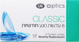 לייף Classic Monthly עדשות מגע מספר 0.75-