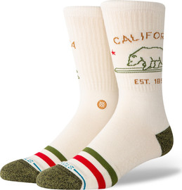 STANCE גרביים גבוהות California Republic 2 Cotton Crew Medium Cushion