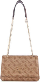 GUESS תיק Guess Noelle Convertible Xbody Flap נשים