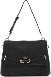 GUESS תיק Guess Silvye Flap Shoulder Bag נשים
