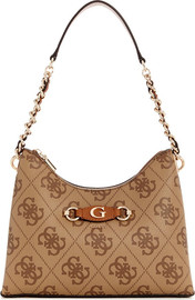 GUESS תיק Guess Izzy Top Zip Shoulder Bag נשים