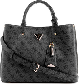 GUESS תיק Guess Meridian Ii Girlfriend Satchel נשים - גס - Grey