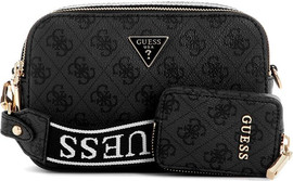 GUESS תיק Guess Latona Ii Camera Crossbody נשים - גס - Grey