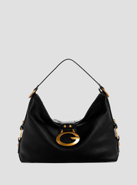 GUESS תיק Guess Camden Shoulder Bag נשים - גס - Black