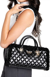 GUESS תיק Guess Cristi Shoulder Satchel נשים