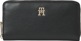 TOMMY HILFIGER תיק עור לאישה מבית TOMMY HILFIGER דגם AW0AW16326-BDS
