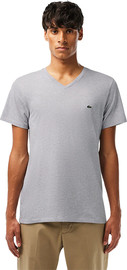 LACOSTE טי שירט Lacoste לגברים צווארון וי