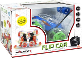 Aya Baby MACHINA – מכונית פעלולים על שלט רחוק FLIP CAR עם אורות