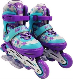 Skater SKATER רולר בליידס ABEC7 מתכוונן מלכת השלג