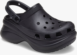 Crocs Crocs Classic Bae Clog - כפכפי פלטפורמה קרוקס לנשים בצבע שחור - קרוקס - Black