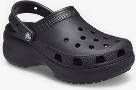 Crocs Crocs Classic Platform Clog - כפכפי פלטפורמה קרוקס לנשים בצבע שחור