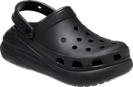 Crocs Crocs Classic Crush Clog - כפכפי פלטפורמה קרוקס קראש בצבע שחור לנשים