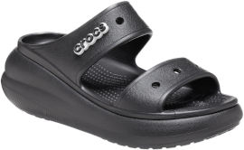 Crocs Crocs Classic Crush Sandal - כפכפי קרוקס קלאסיק קראש בצבע שחור לנשים