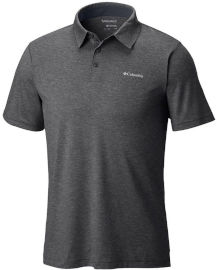 Columbia חולצת פולו לגברים Tech Trail Polo shark/black