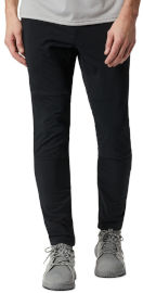 Columbia מכנסי טיולים ארוכים לגברים Tech Trail Hiker Black