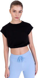 Alo Yoga חולצת טישרט קצרה נשים דגם DREAMY CROP