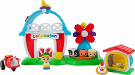CoCoMelon סט חווה מנגן ושר עם עם 5 דמויות ו 3 אביזרים