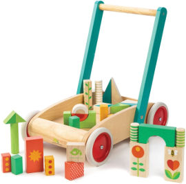 Tender Leaf Toys הליכון לתינוק  מעץ מלא