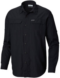 Columbia חולצה ארוכה לגברים Silver Ridge 2.0 L/S Black