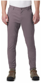 Columbia מכנסי טיולים ארוכים לגברים Tech Trail Hiker 32 city grey