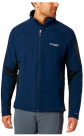 Columbia מעיל סופטשל לגברים Titan Ridge 2.0 Hybrid c_navy/black