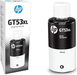 HP בקבוק דיו שחור מקורי HP GT53XL 1VV21AA (6,000 דפים)