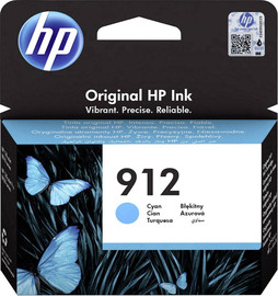 HP ראש דיו ציאן מקורי HP אייץ' פי 912 3YL77AE