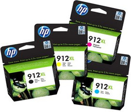 HP סט ראשי דיו מקורי HP 912XL (700 דפים)