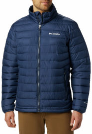 Columbia מעיל מבודד לגברים Powder Lite c_navy