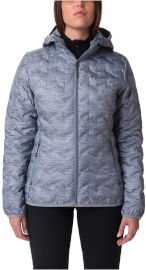 Columbia מעיל פוך לנשים Delta Ridge Hooded W tradewinds grey