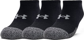 UNDER ARMOUR Under Armour No Show Socks 3-Pack גרבי ספורט לגבר אנדר ארמור גרביים נסתרות גרביים חצאיות מארז שלישיה קצרות צבע שחור