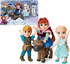 Jakks Pacific סט פרוזן - כולל אנה, אלזה, קריסטוף, סוון ואולף
