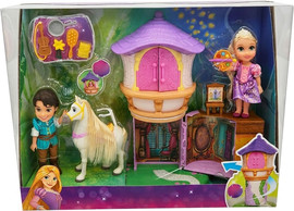 Jakks Pacific מארז המגדל של רפונזל, פלין, מקסימוס ופסקל – פלונטר