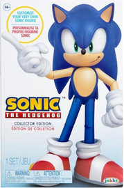 Jakks Pacific בובת סוניק הקיפוד מהדורת אספנים - Sonic the Hedgehog Collector Modern Edition